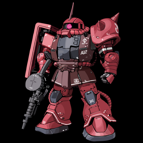 Zaku II Char's Custom,ruhtinaskunta Zeon,anime,mechs,Super Robot Taisen,Mobile Suit Gundam