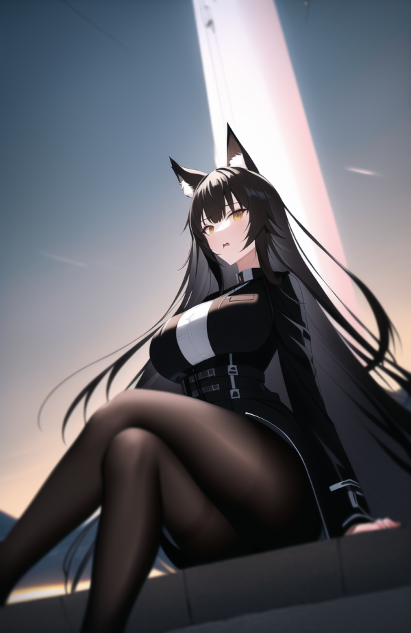 Chicas anime,ai art,Fox ears