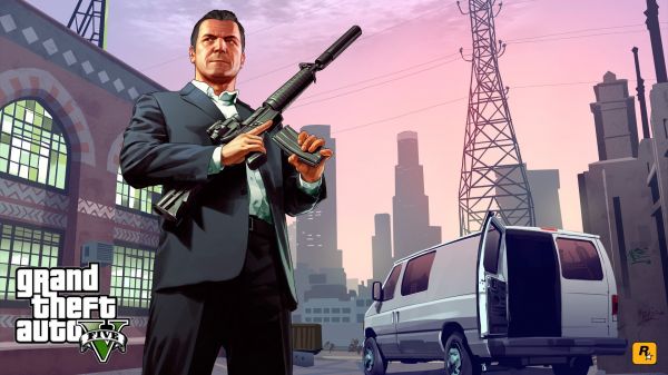 Grand Theft Auto V,video game characters,Rockstar Games,screenshot