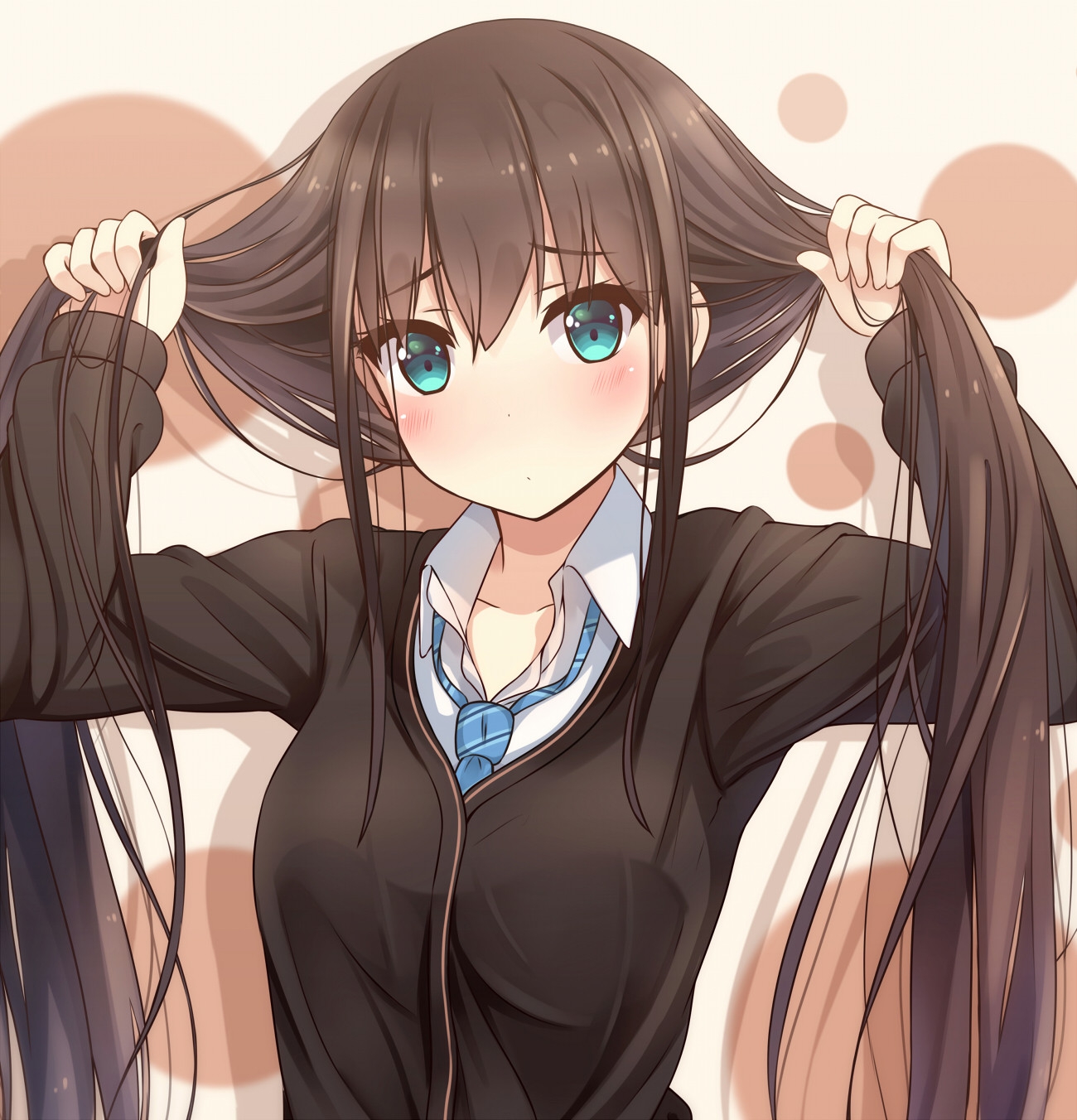 Shibuya Rin, THE email protected Cinderella Girls, fete anime, ochi albaștrii