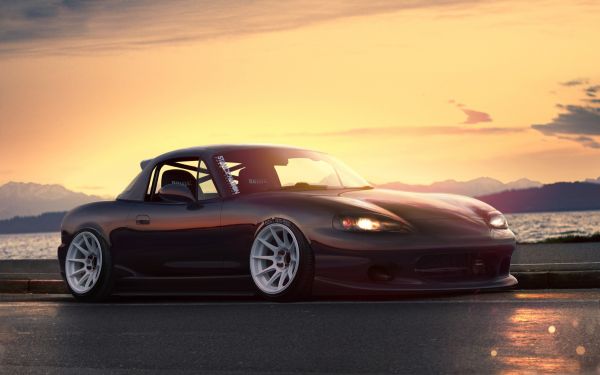 Auto,Fahrzeug,Sportwagen,Tuning,Sonnenuntergang,Honda s2000