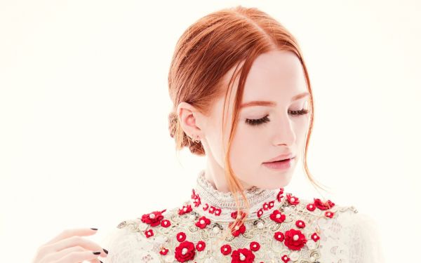 nők,modell,vöröshajú,hosszú haj,Madelaine Petsch,színésznő