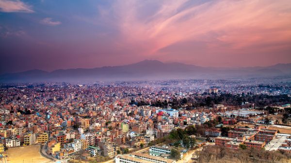 Landschaft, Sonnenuntergang, Stadt, Stadtbild, Skyline, Abend