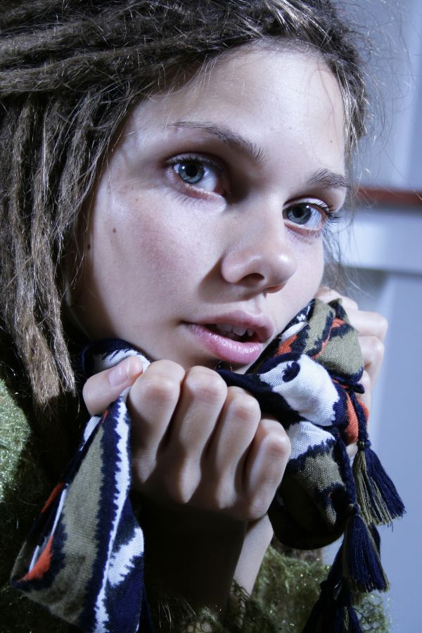 Yüz, Model, Dreadlocks, portre, Fotoğraf, mavi