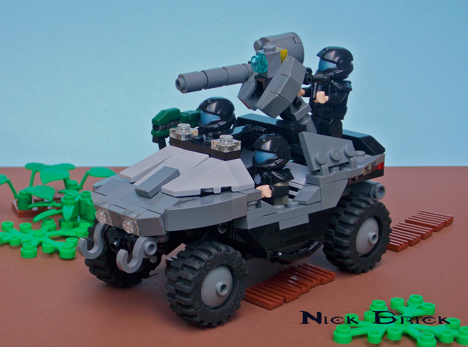 2, 3, geweer, LEGO, machine, Halo, berijk, fav, gevecht, varken, M12, spartaans, geëvolueerd, Wrattenzwijn, gauss, LRV, UNSC, BrickArms, ODST, brickforge, nickbrick