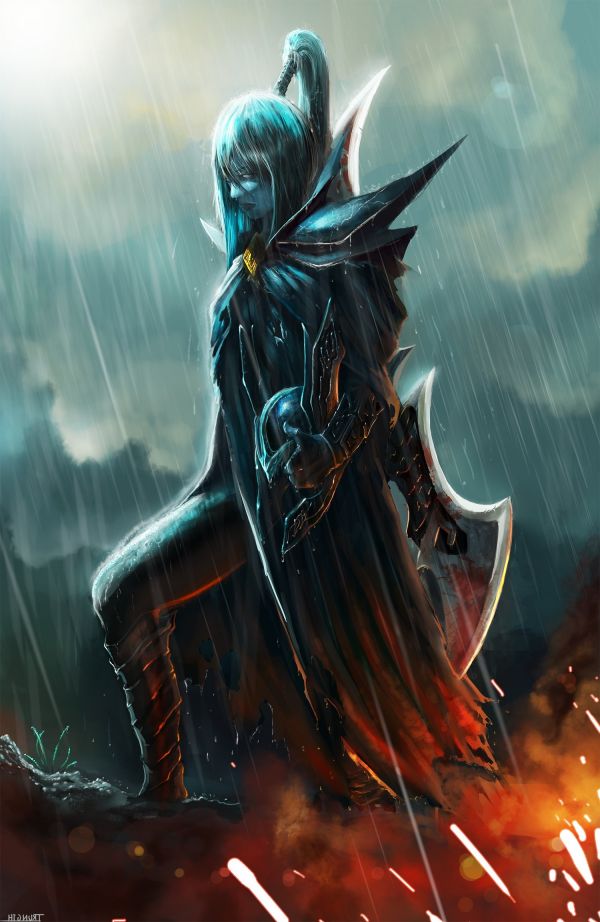 Dota 2,Phantom Assassin,1500x2305 пиксела