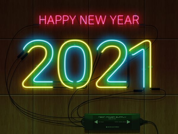 2021 happy new year,tanda neon,Tahun Baru,wood texture