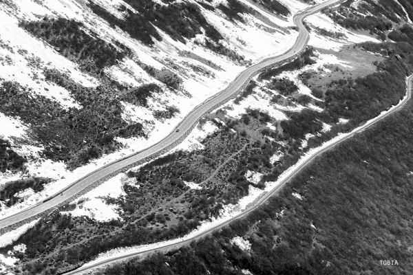 道路,写真,スイス,山道,インフラ,曲線