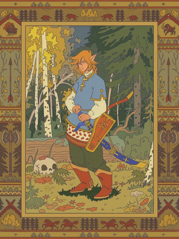 seni digital,karya seni,The Legend of Zelda,Link,seni fantasi,Video Game Art