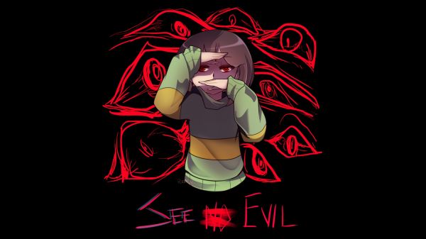 2332x1312 px,Chara,Undertale