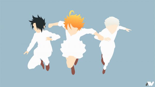 The promised neverland, Norman The Promised Neverland, Ray The Promised Neverland, Emma The Promised Neverland