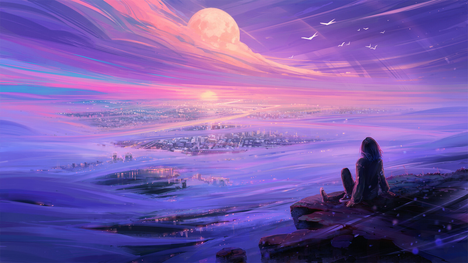 atmosphère, nuage, ciel, Rétablissement, violet, Natural landscape, crépuscule, le coucher du soleil, ART, lever du soleil, Gel, paysage, horizon, La peinture, Phénomène géologique, cg artwork, magenta, calme, bleu électrique, espace, Objet astronomique, Aube, un événement, soir, science, illustration, hiver, calotte glaciaire, Vague de vent, Aurore, océan, chaîne de montagnes, Forme de relief glaciaire, nuit, obscurité, Ciel rouge le matin, Roche, visual arts, vague, Arctique, réflexion, toundra, Événement céleste, personnage fictif, la glace, étoile, divertissement, univers, graphique