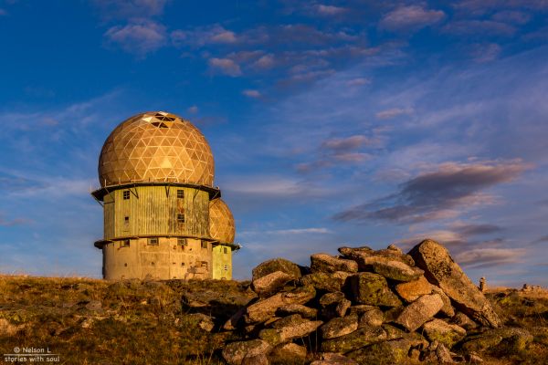 пейзаж, Старый, закат солнца, море, Солнечный лучик, Холм