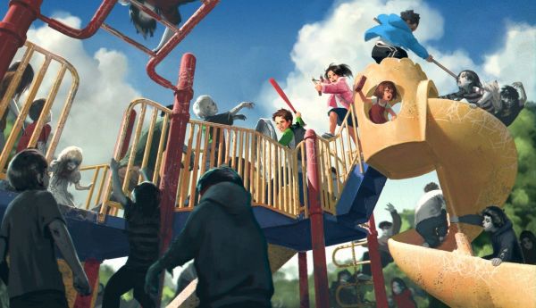 playground,1399x805 px,fighting,zombies