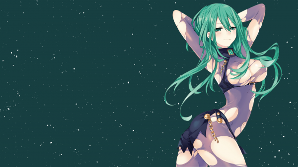 Date A Live,anime jenter,anime,Natsumi,rippet klær,store bryster