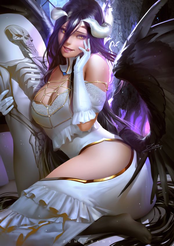 albedo OverLord,Overlord anime,succubus,animemeisjes,anime,fantasie meisje