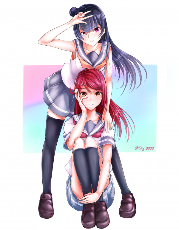 Anime,Filles anime,Love Live,Love Live Sunshine,Sakurauchi Riko,cheveux longs