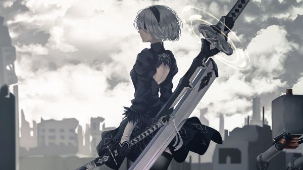 Nier Automata,2B Nier Automata