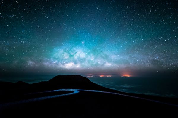 paisaje,noche,naturaleza,cielo,galaxia,espacio