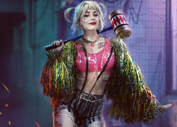 Margot Robbie,Kunstwerk,Harley Quinn,Warner Brüder,Raubvogel