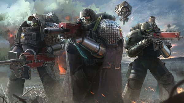 Warhammer,Warhammer 30 000,Warhammer 40 000,επιστημονική φαντασία,Δύναμη θωράκιση,πόλεμος