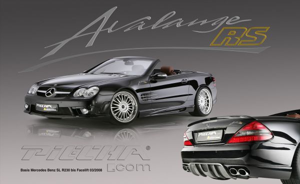 2011 г.,Дизайн Piecha,RS Avalange,Основанный на Mercedes Benz SL R230,Сетевое шоу,Netcar