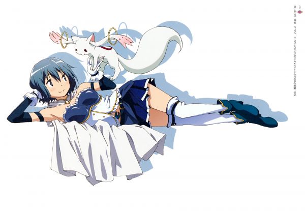 Mahou shoujo Madoka Magica,Miki Sayaka,Kyuubey