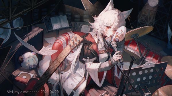 Pixiv,Anime,Anime cô gái,Con cáo,Fox ears,Con cáo đuôi