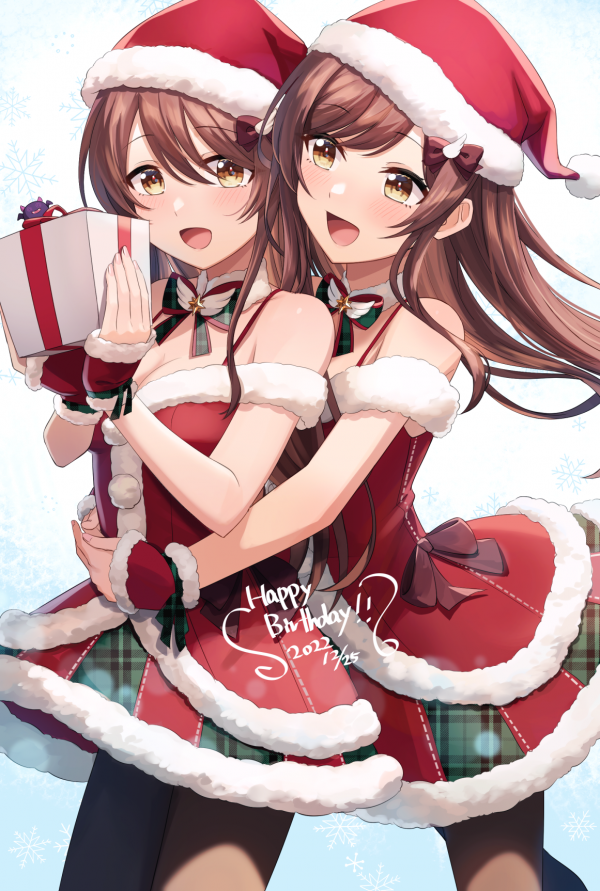 Anime,Anime girls,Santa kostümü,The Idolmaster Shiny Colors,Oosaki Amana,Oosaki Tenka