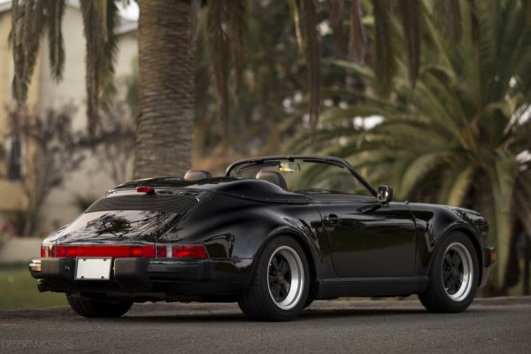 спортна кола,сгъваем,Porsche 911 Speedster,класически автомобил,черни автомобили,немски автомобили