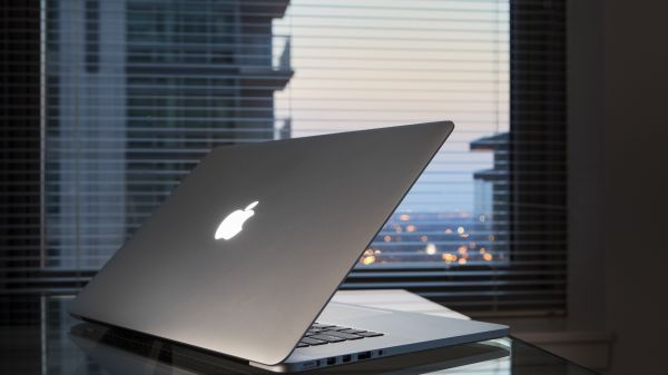 ventana,logo,MacBook,computadora,tecnología,ordenador portátil