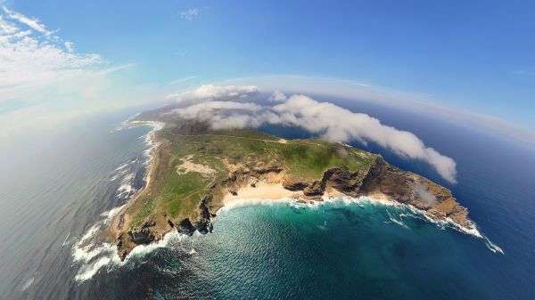 phong cảnh, biển, thiên nhiên, trái đất, Núi, Đám mây