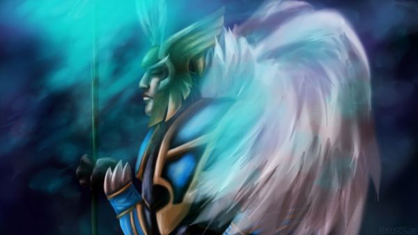 Dota 2, anime, Skywrath Mage, SENI, screenshot, wallpaper komputer