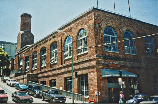 vecchio, auto, California, circa, casa, stazione