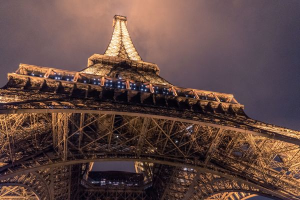 vedere de jos,turnul Eiffel,Paris