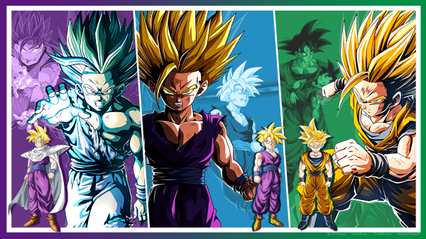 Smocza kula,Dragon Ball Z,Gohan,Son Gohan,Super Saiyan,Super Saiyan 2