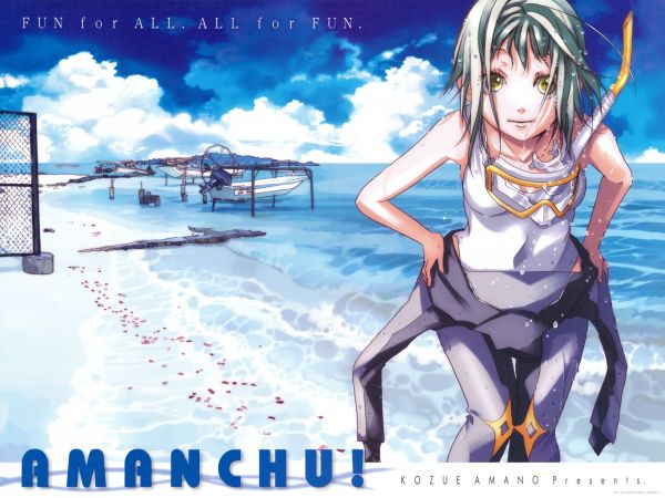 ilustrare,anime,fete anime,desen animat,Amanchu