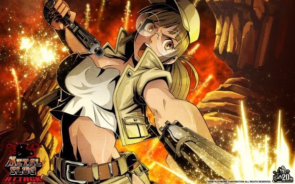 Metal Slug,Fio Germi,момичета с оръжия,пистолет,видео игри момичета,оръжие