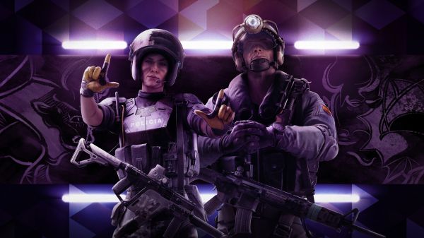 Rainbow Six Siege,special forces,purple,military,space,musician