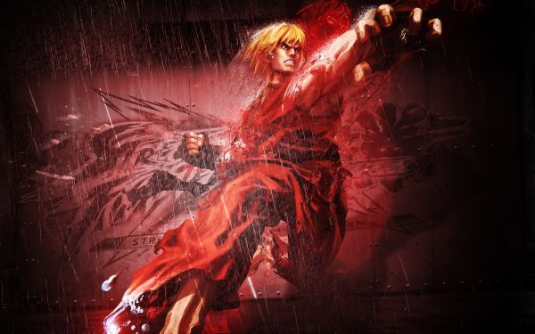 rain,Street Fighter X Tekken,fighter,red,Ken,character