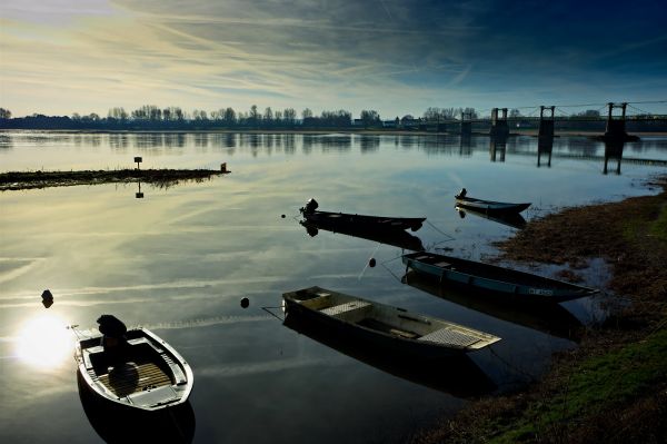 Loire,flod,riviere,frankrike,paysage,soluppgång