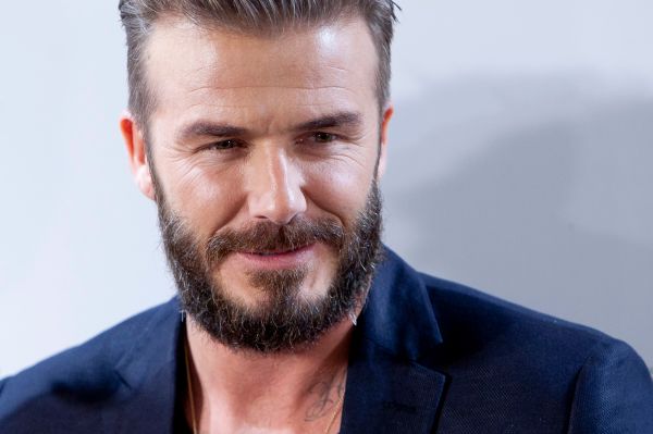 David Beckham,barba,cara,jugador de fútbol