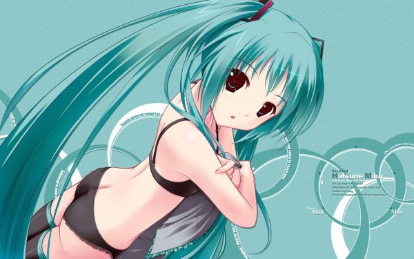 ilustración,Anime,Chicas anime,dibujos animados,Cabello negro,Hatsune Miku