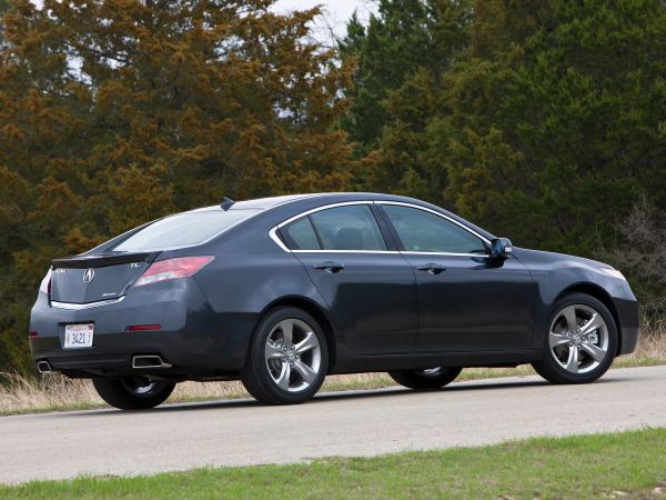 acura,TL,2011,modrý,boční pohled,styl