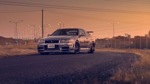 นิสสันสกายไลน์ GT R R34,นิสสันสกายไลน์ GT R,นิสสันสกายไลน์,Nissan,รถยนต์ญี่ปุ่น,JDM