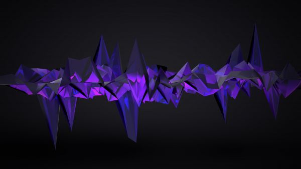 absztrakt,3D Abstract,sötét háttér,lila