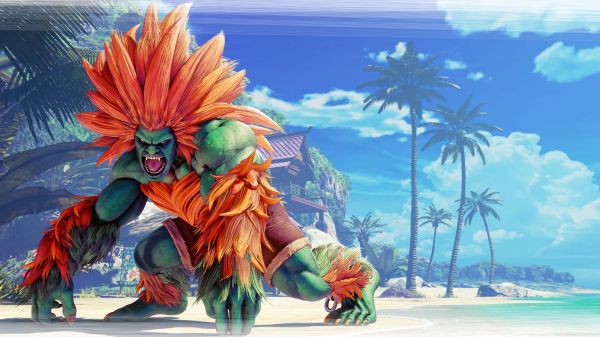 pouličný bojovník,Street Fighter V,blanka,blanka street fighter,karikatúra