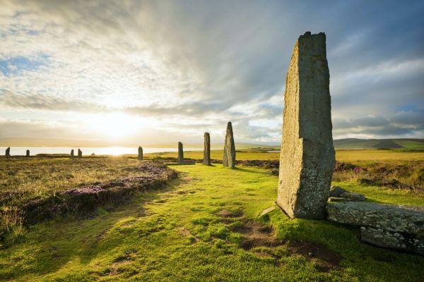 ruïnes,Orkney Islands,Schotland