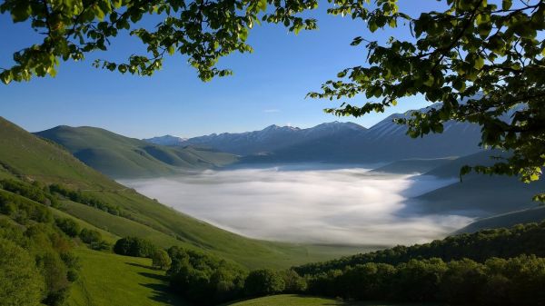 Sonnenlicht,Bäume,Landschaft,Berge,Wald,Italien