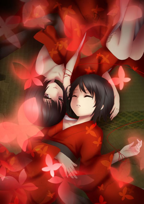 anime,anime games,animemeisjes,Fatal Frame,Project Zero II Crimson Butterfly,Amakura Mio